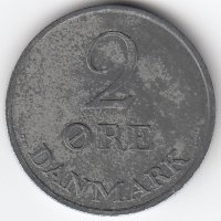 Дания 2 эре 1967 год