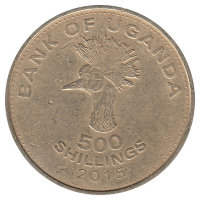 Уганда 500 шиллингов 2015 год