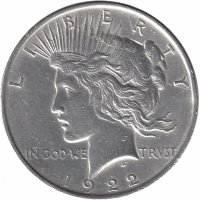 США 1 доллар 1922 год (без отметки МД)