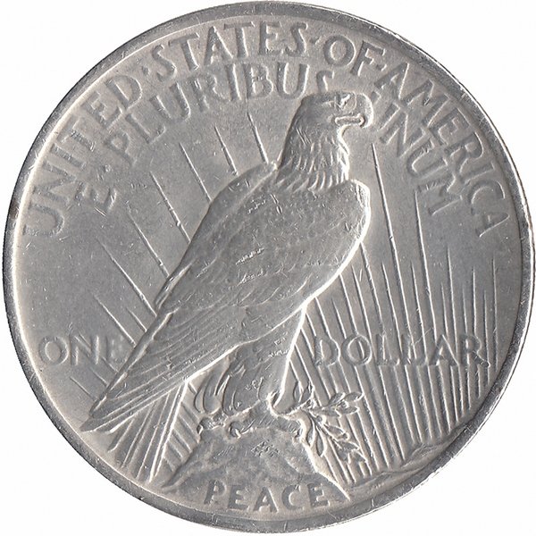 США 1 доллар 1922 год (без отметки МД)