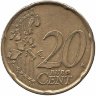 Бельгия 20 евроцентов 2006 год