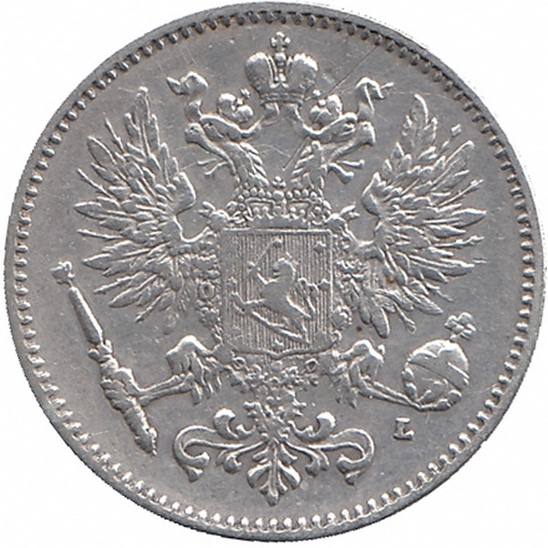 Финляндия (Великое княжество) 50 пенни 1907 год