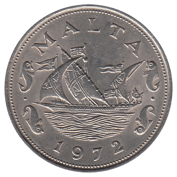 Мальта 10 центов 1972 год