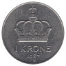 Норвегия 1 крона 1987 год