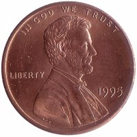 США 1 цент 1995 год