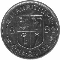 Маврикий 1 рупия 1994 год