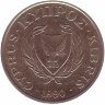 Кипр 5 центов 1990 год