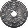 Дания 5 крон 2000 год (UNC)
