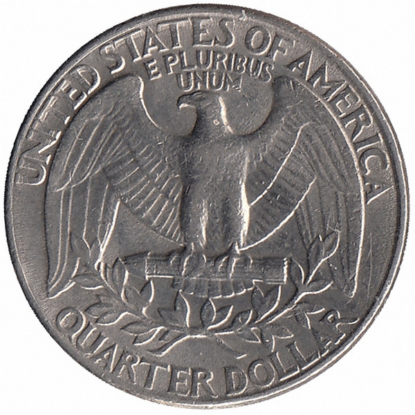 США 25 центов 1988 год (D)