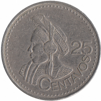 Гватемала 25 сентаво 2000 год