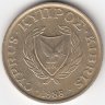 Кипр 10 центов 1988 год