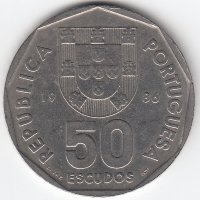 Португалия 50 эскудо 1986 год