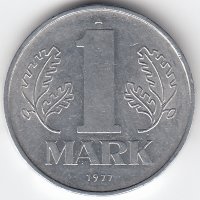 ГДР 1 марка 1977 год