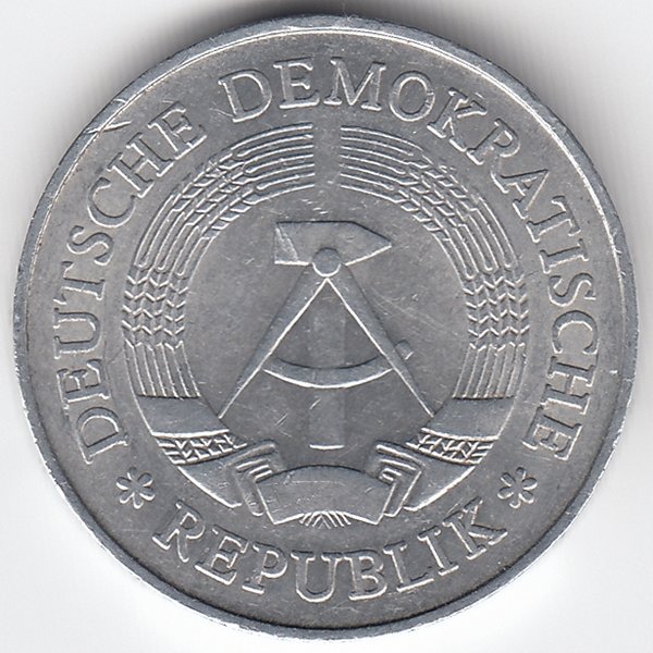 ГДР 1 марка 1977 год