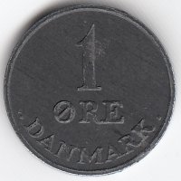 Дания 1 эре 1955 год