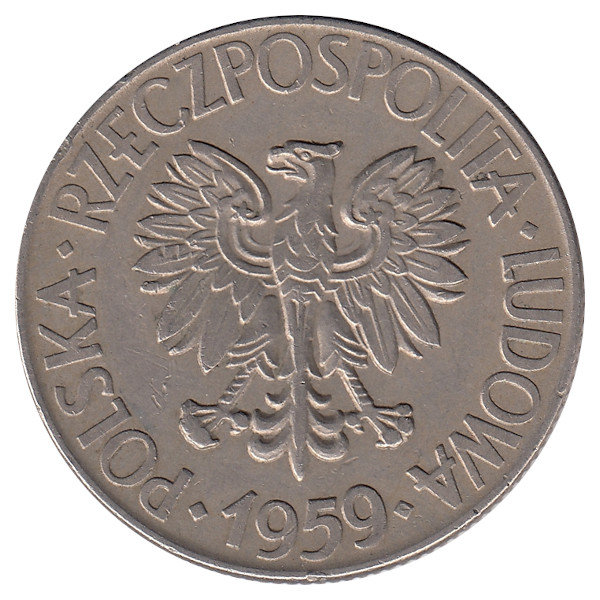 Польша 10 злотых 1959 год