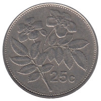 Мальта 25 центов 1993 год