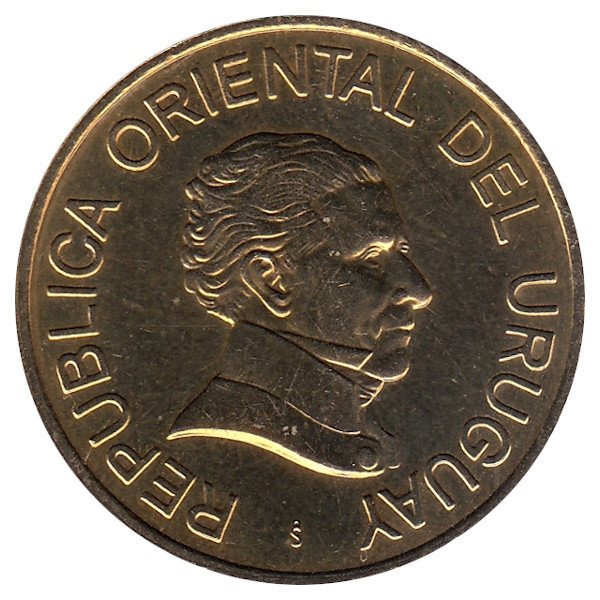 Уругвай 5 песо 2008 год (UNC)