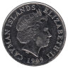 Каймановы острова 25 центов 1999 год
