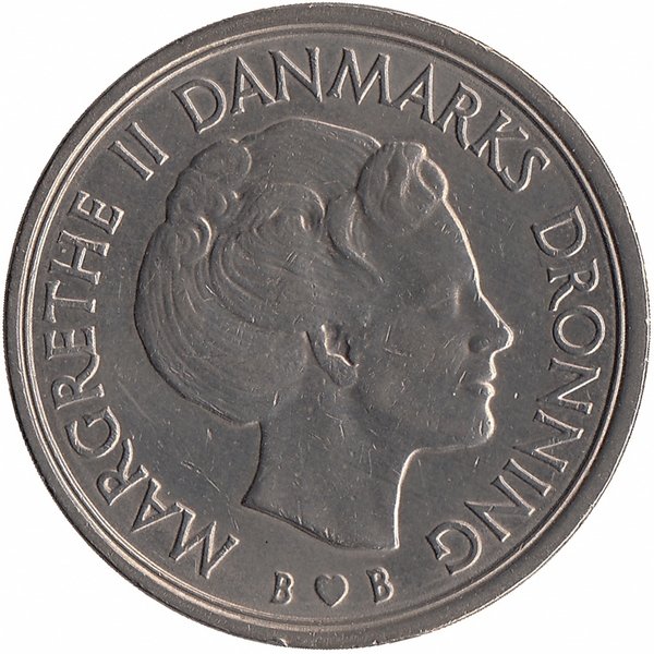 Дания 5 крон 1980 год