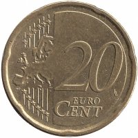 Греция 20 евроцентов 2009 год
