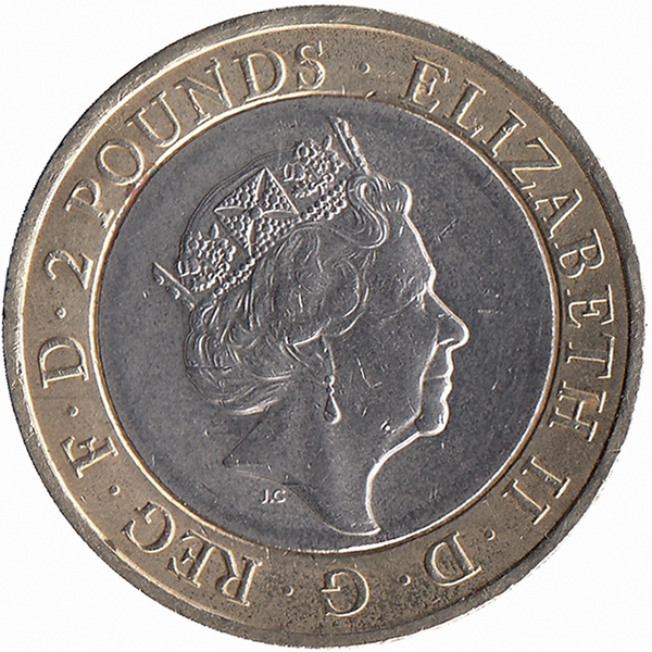 Великобритания 2 фунта 2016 год (Первая мировая война)