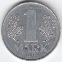 ГДР 1 марка 1978 год