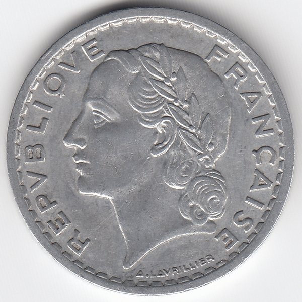 Франция 5 франков 1946 год