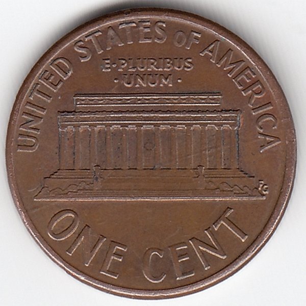 США 1 цент 1992 год (D)