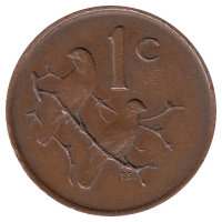 ЮАР 1 цент 1967 год