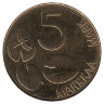 Финляндия 5 марок 1993 год (UNC)