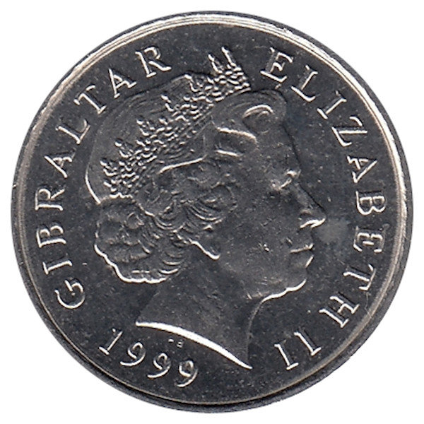 Гибралтар 5 пенсов 1999 год