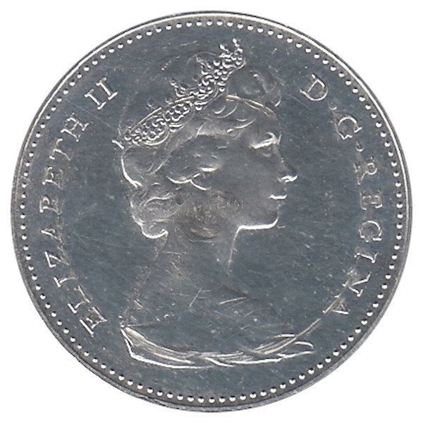 Канада 10 центов 1967 год (100 лет Конфедерации Канада) UNC