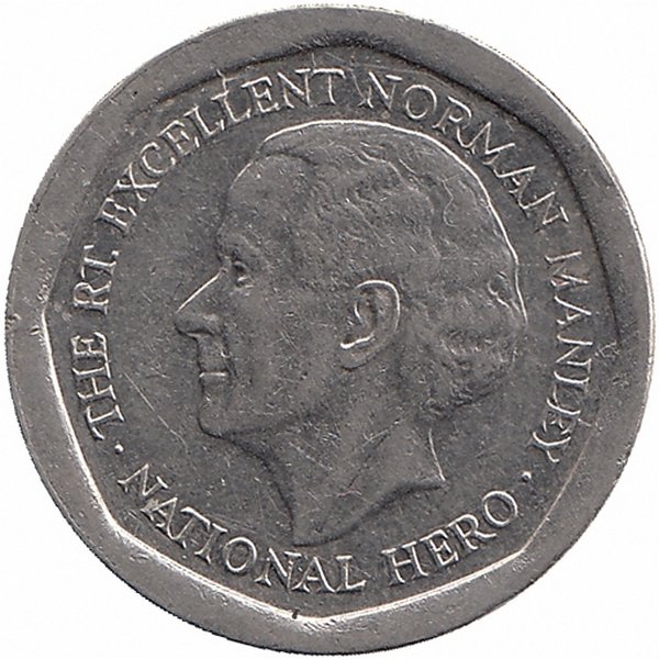 Ямайка 5 долларов 1994 год