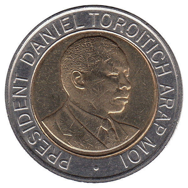 Кения 20 шиллингов 1998 год (UNC)