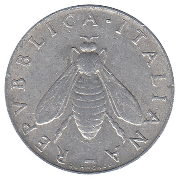Италия 2 лиры 1955 год