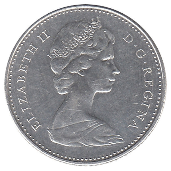 Канада 10 центов 1968 год (Ag)