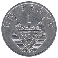 Руанда 1 франк 1985 год (UNC)