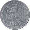 Чехословакия 10 геллеров 1989 год