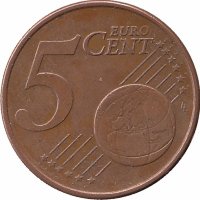 Кипр 5 евроцентов 2011 год