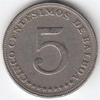 Панама 5 сентесимо  1973 год