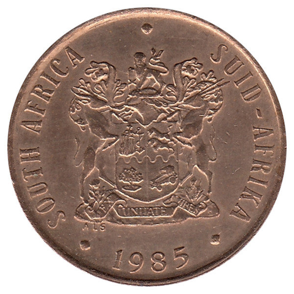 ЮАР 2 цента 1985 год