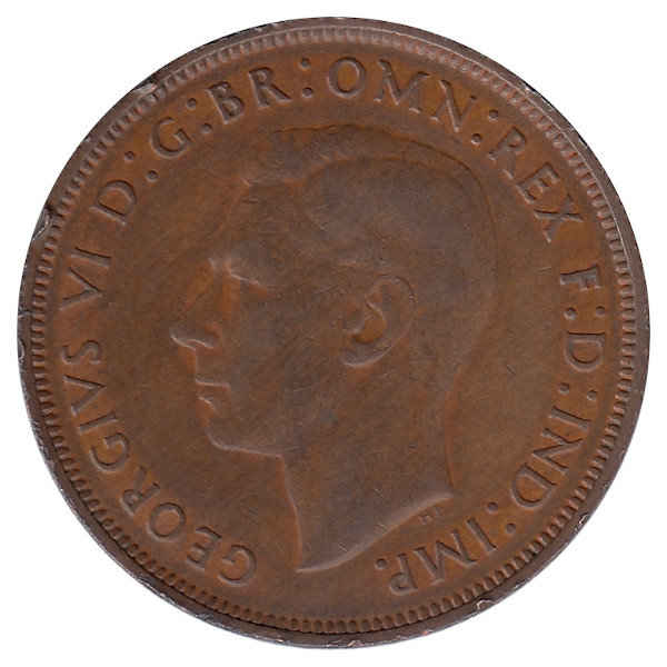 Великобритания 1 пенни 1948 год
