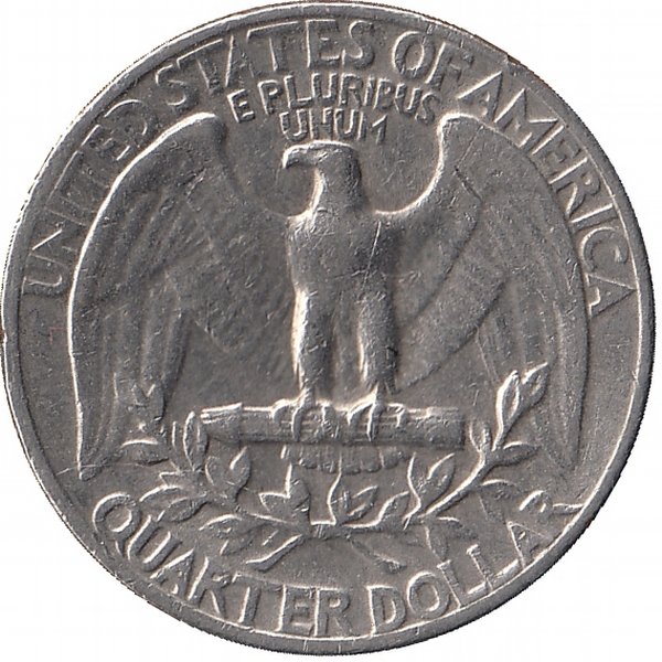 США 25 центов 1967 год