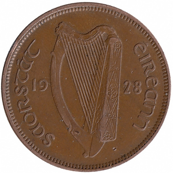 Ирландия 1/2 пенни 1928 год