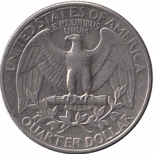 США 25 центов 1980 год (D)