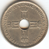Норвегия 1 крона 1949 год
