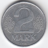 ГДР 2 марки 1978 год
