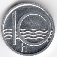Чехия 10 геллеров 2002 год