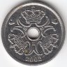 Дания 1 крона 2002 год